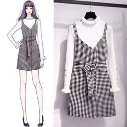 40套小清新的校園風服裝成衣效果圖